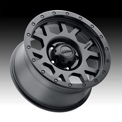 Ultra 113SB The Boss Satin Black Satin Black Custom Truck Wheels 2